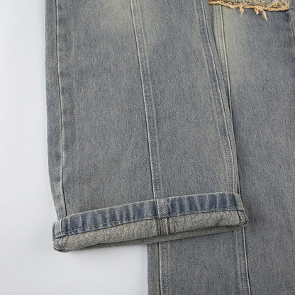 Y2K Baggy Wide Leg Jeans – Vintage Streetwear för en Trendig Look!