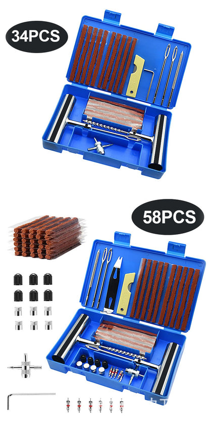 Car Tire Repairing Tools Set Emergency