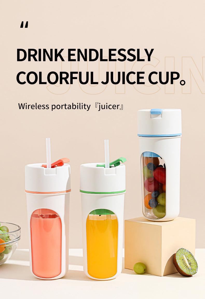 FreshBlend™ – Trådlös & Bärbar Juicer med USB-laddning