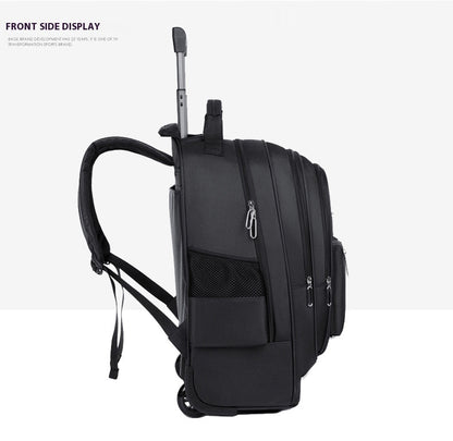 Trolley Backpack Ultra-light Trolley Bag Large Capacity Single-directional Wheel