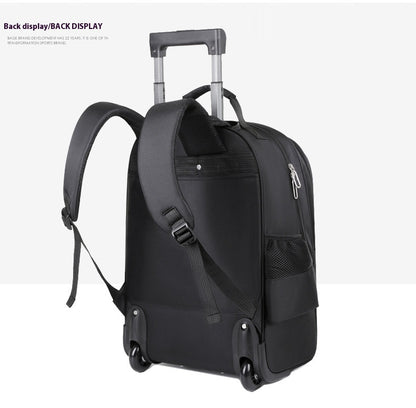 Trolley Backpack Ultra-light Trolley Bag Large Capacity Single-directional Wheel