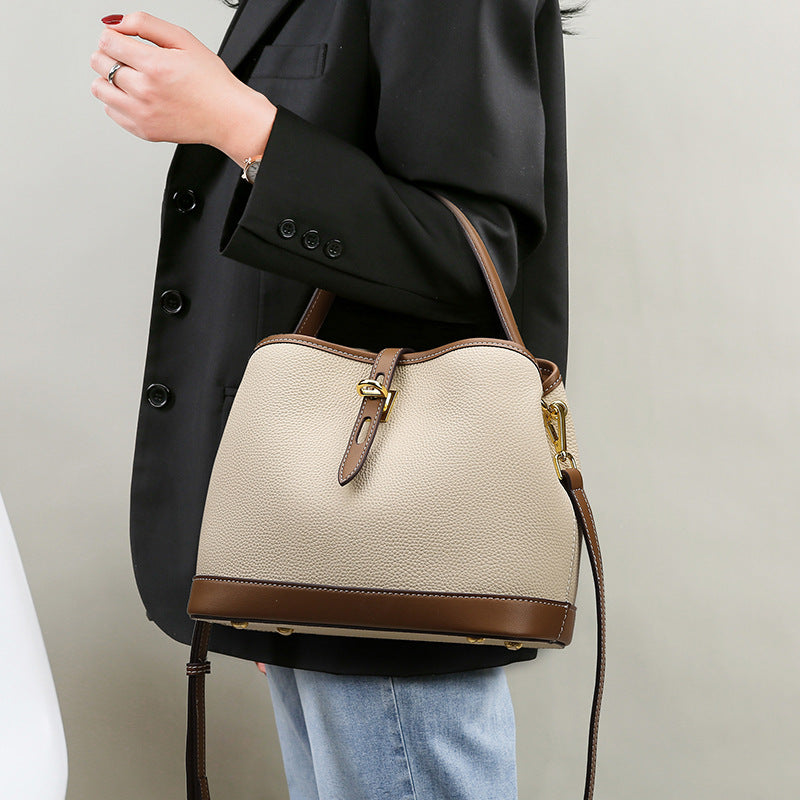 Lychee Luxe Contrast Bag – Stilfull och rymlig!