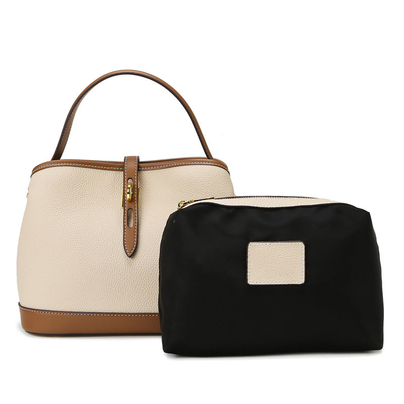 Lychee Luxe Contrast Bag – Stilfull och rymlig!