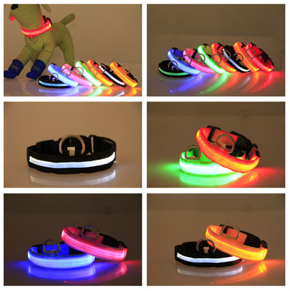 LED Luminous Pet Dog Collar Night