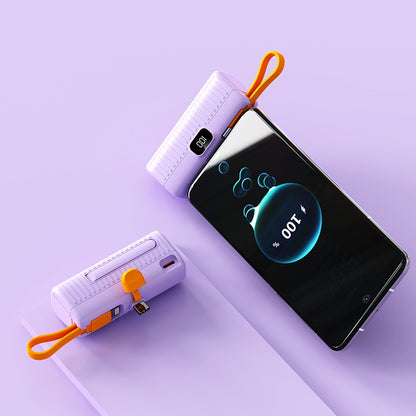 Power Bank Compact Portable Capsule – Den perfekta laddaren på språng! ⚡🔋