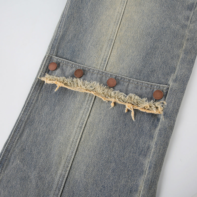 Y2K Baggy Wide Leg Jeans – Vintage Streetwear för en Trendig Look!