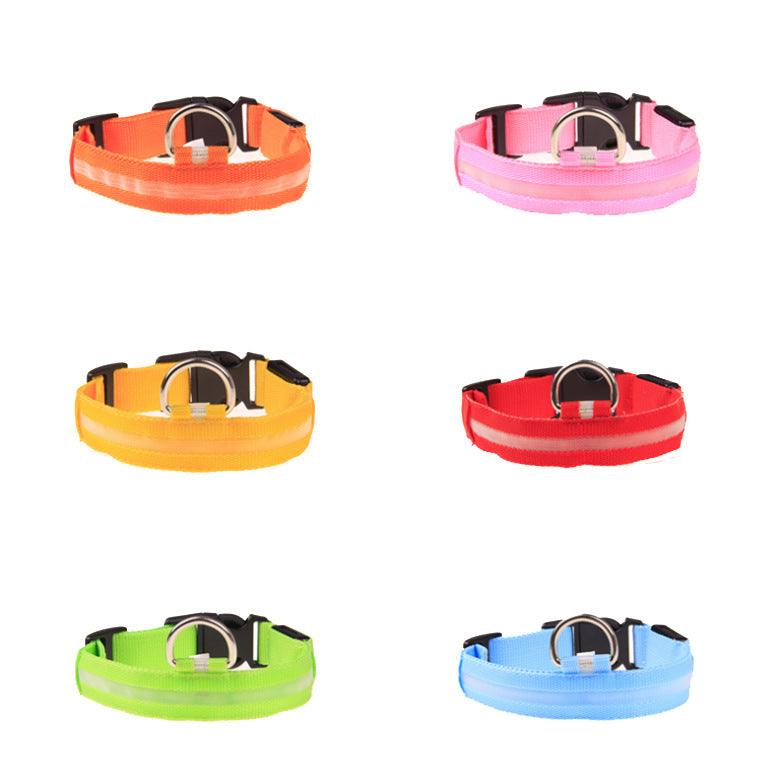 LED Luminous Pet Dog Collar Night