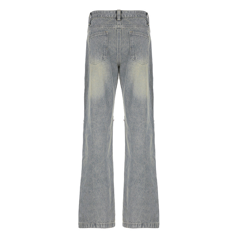 Y2K Baggy Wide Leg Jeans – Vintage Streetwear för en Trendig Look!